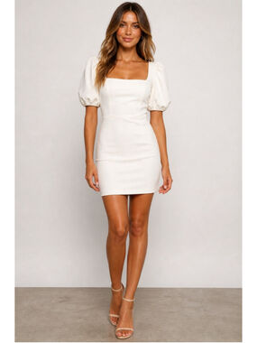 White Mini Dress - Poshmark